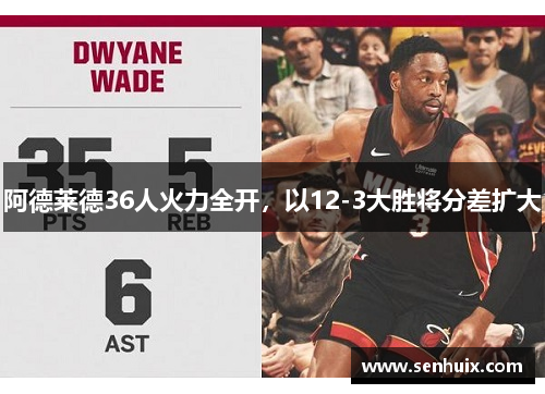 阿德莱德36人火力全开,以12-3大胜将分差扩大 阿德莱德36人火力全开,以12-3大胜将分差扩大